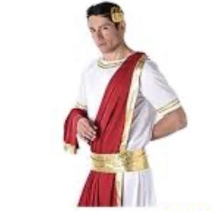 Roman Emperor Toga Halloween Costume Robe